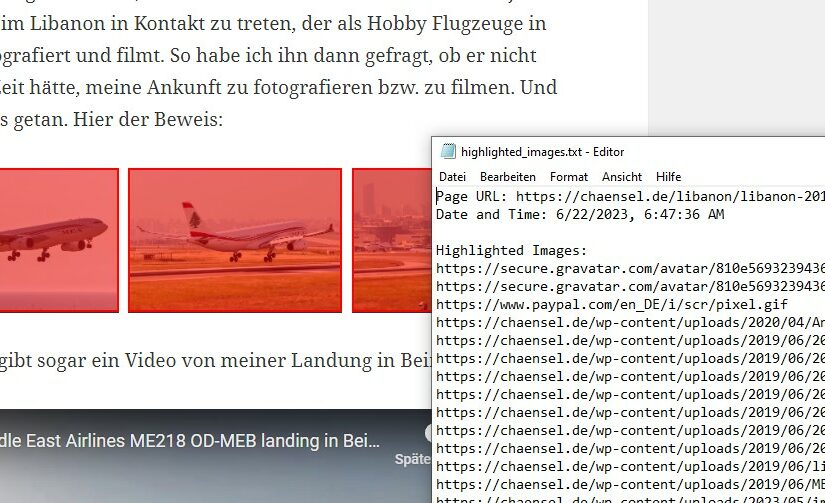 SEO Bookmarklet showing images which are missing the alt attribute