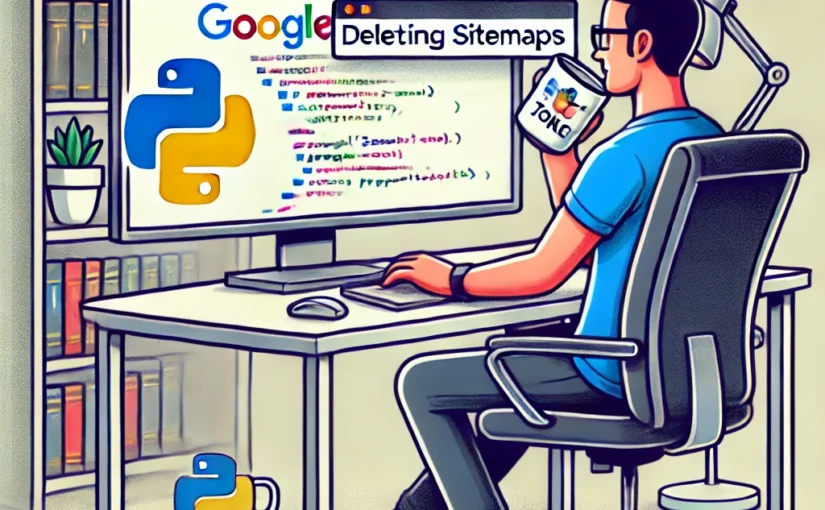 Bulk delete Sitemaps from Google Search Console